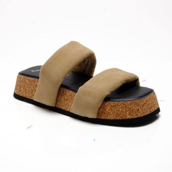 🎉LAST CHANCE🎉 FREE PEOPLE Fairmount Flared Sandals / Pancake - Picture 4 of 13